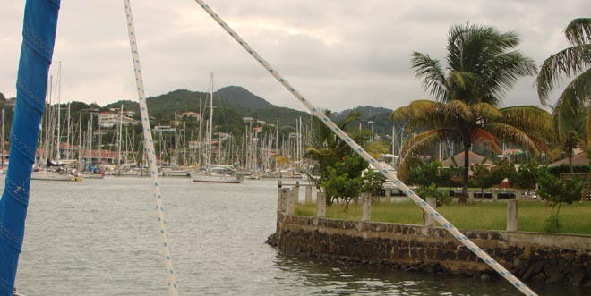 Arriving marina - lush vegetation everywhere © BW Media